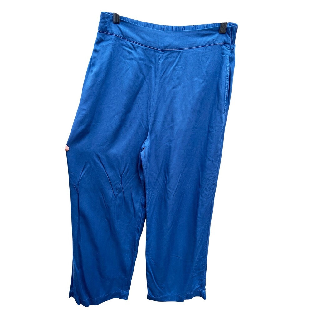 Cloth & Stone Womens Blue Ecovero Viscose Wide Leg‎ Pants Size S Easter Party - Picture 2 of 10